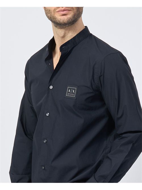 Armani Exchange regular fit cotton poplin shirt ARMANI EXCHANGE | XM000375-AF12994UB101